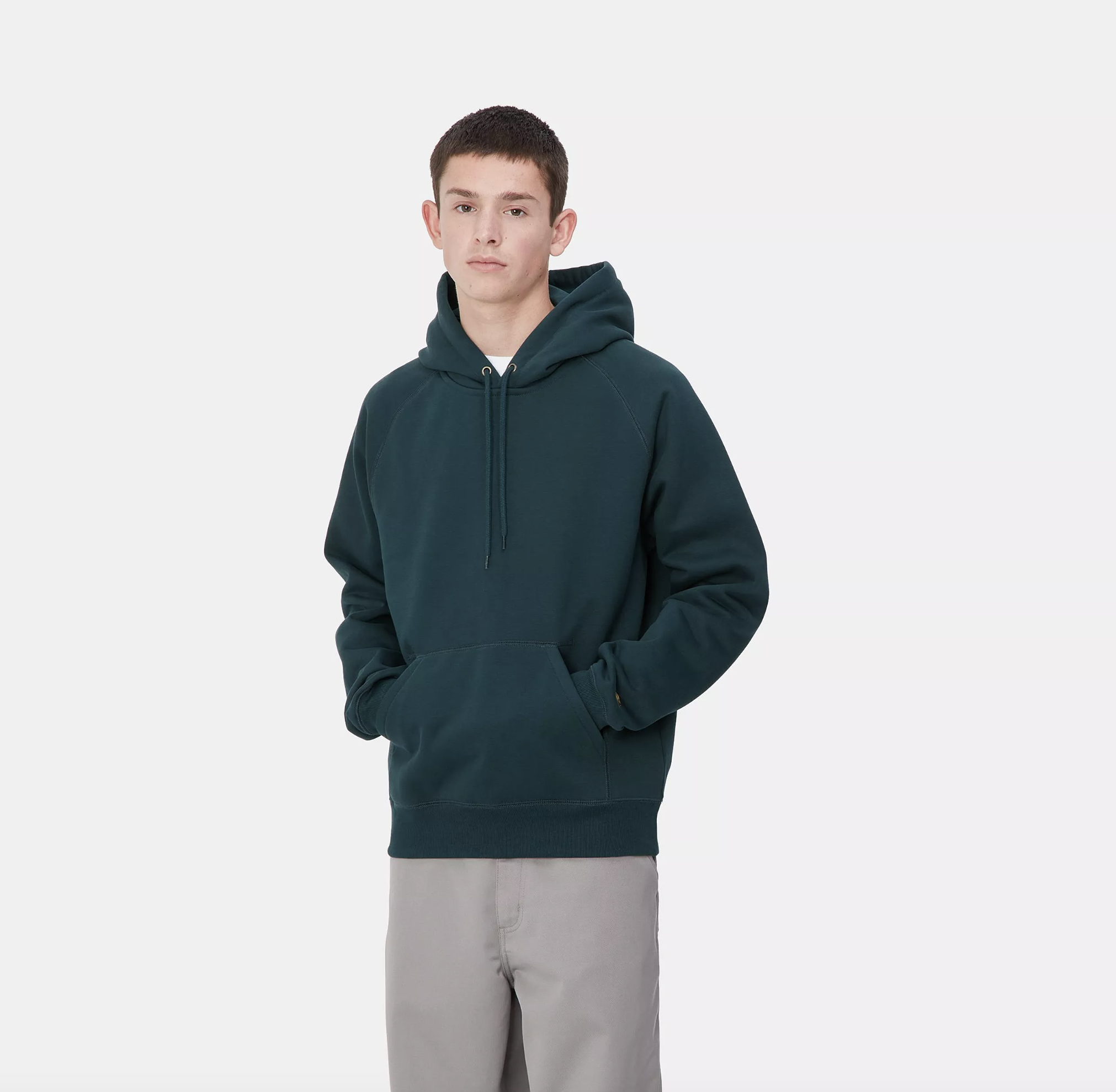 Sudadera con Capucha Carhartt  Wip Chase - Duck Blue/Gold