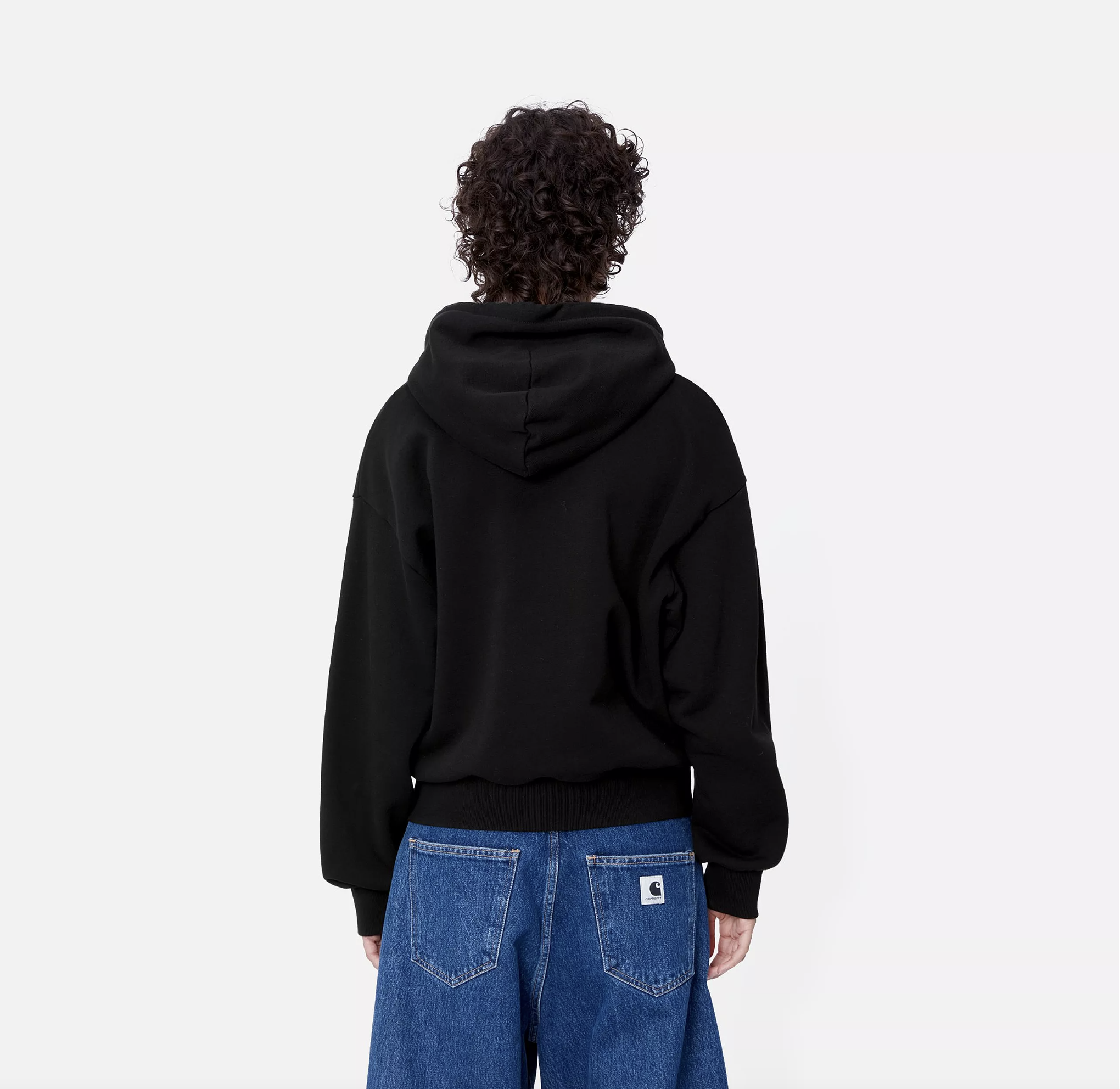 Sudadera con Capucha Carhartt Wip W' Casey - Black/Silver