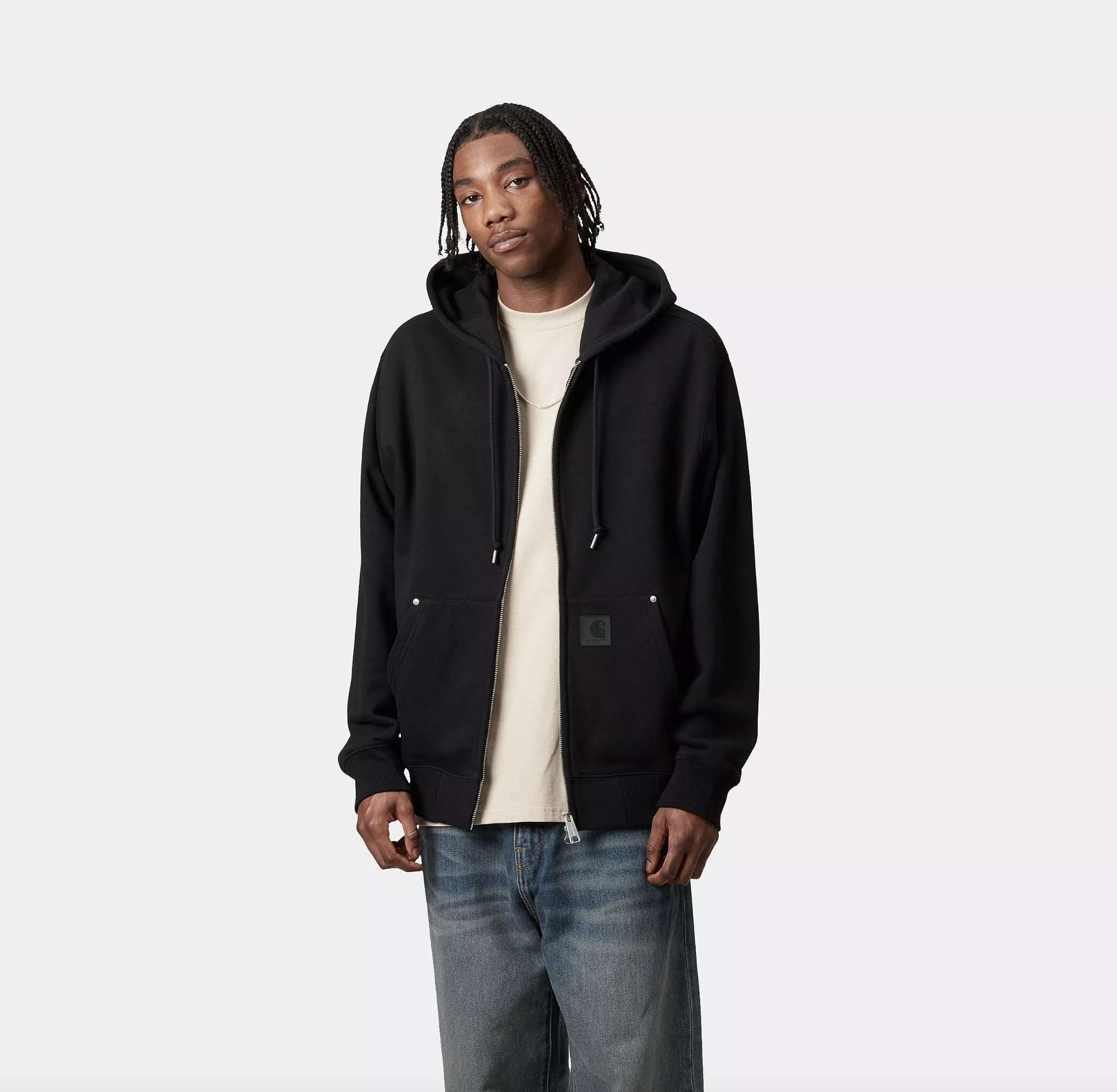 Sudadera con Cremallera Carhartt WIP Eldon - Black