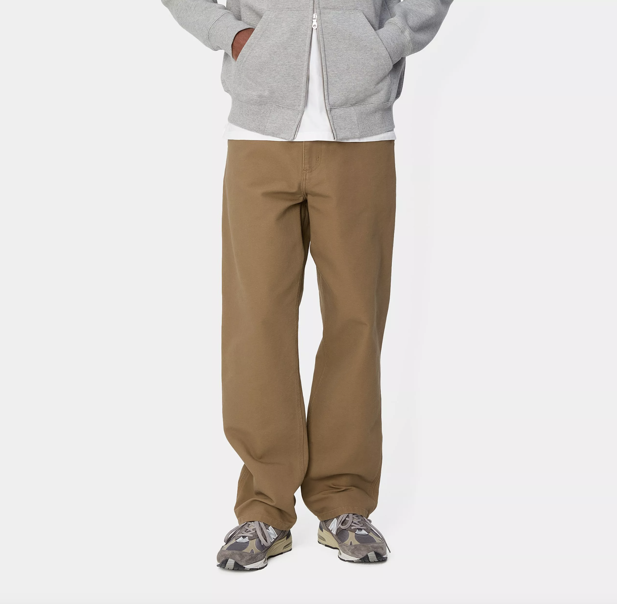 Pantalón Carhartt WIP Single Knee - Hamilton Brown