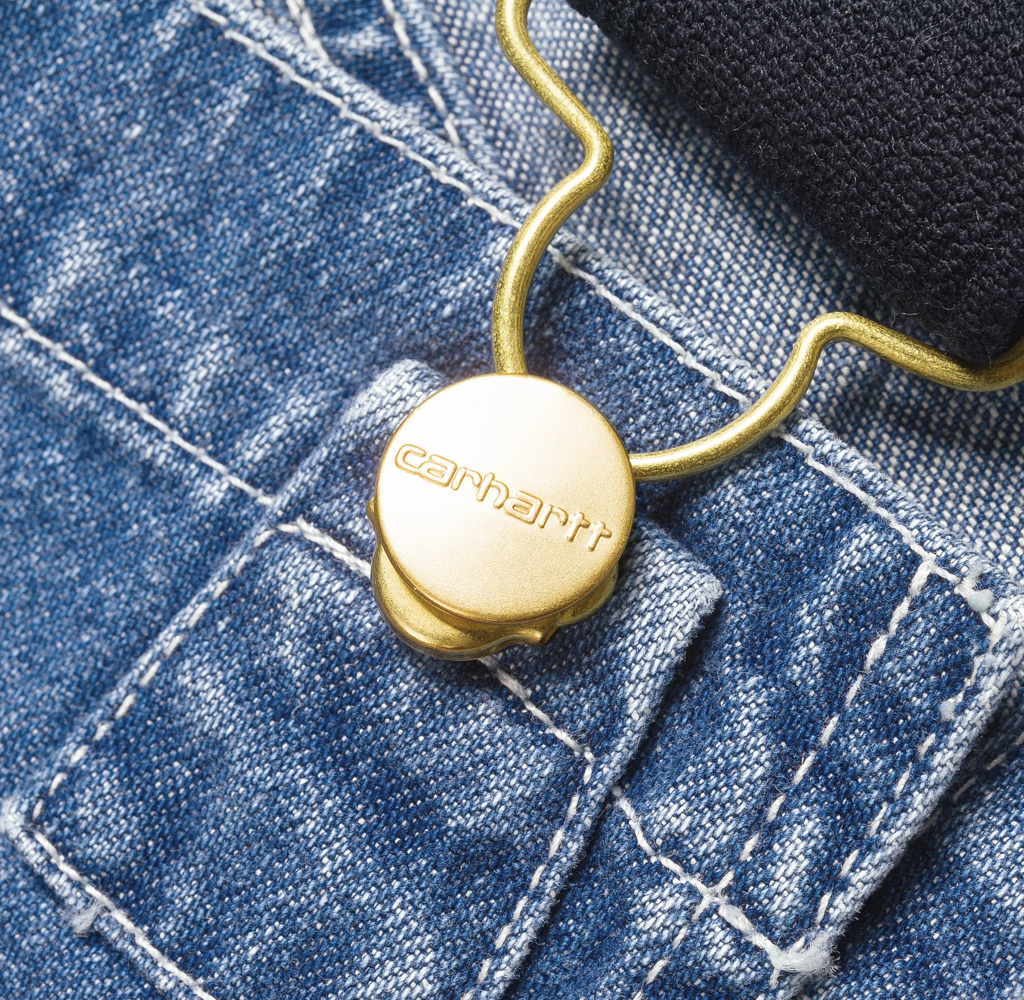 Peto Carhartt WIP Bib Overall - Blue (Stone Washed)