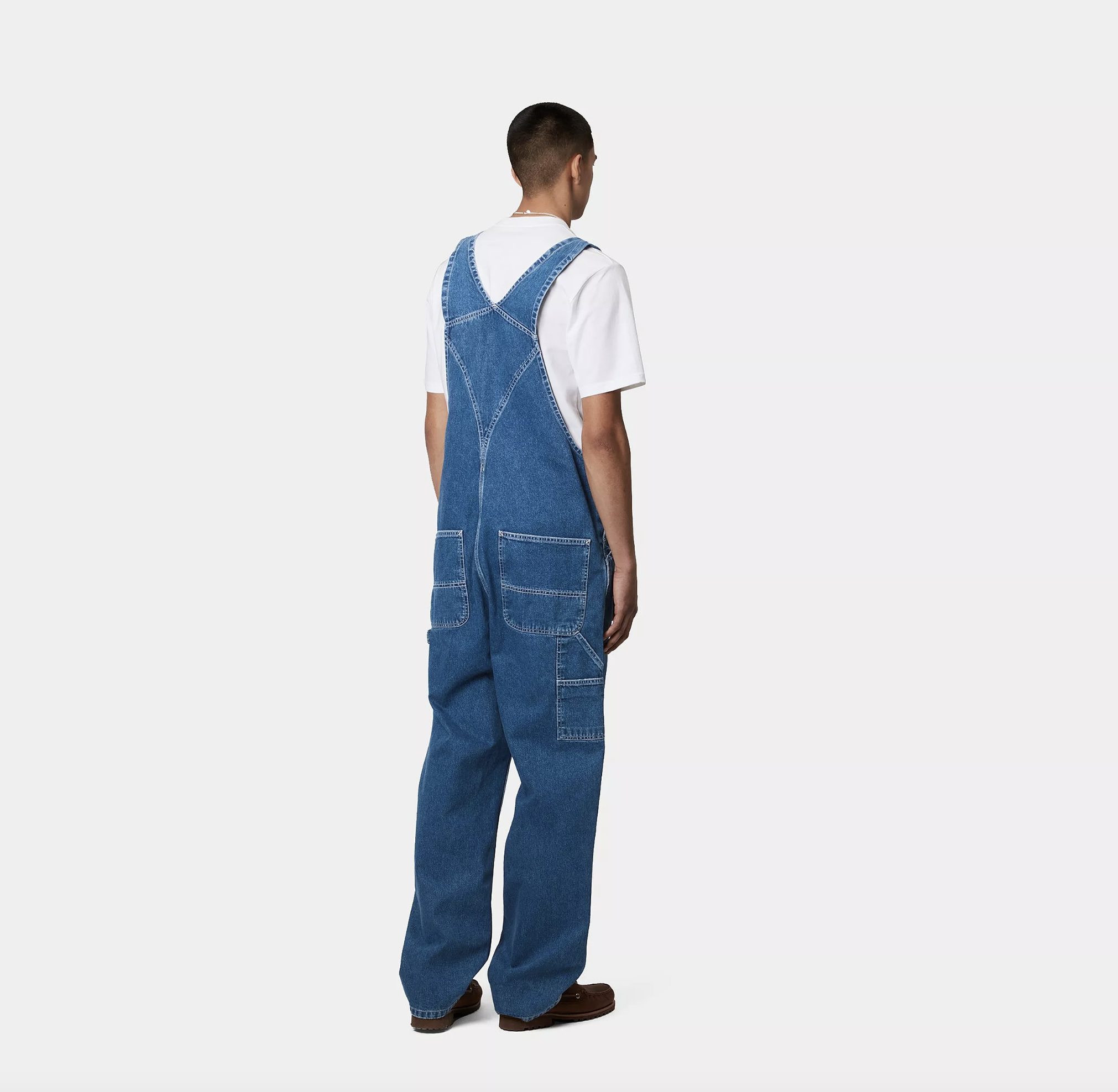 Peto Carhartt WIP Bib Overall - Blue (Stone Washed)