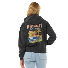 Sudadera Ripcurl Con Capucha High Tide Scenic - Black