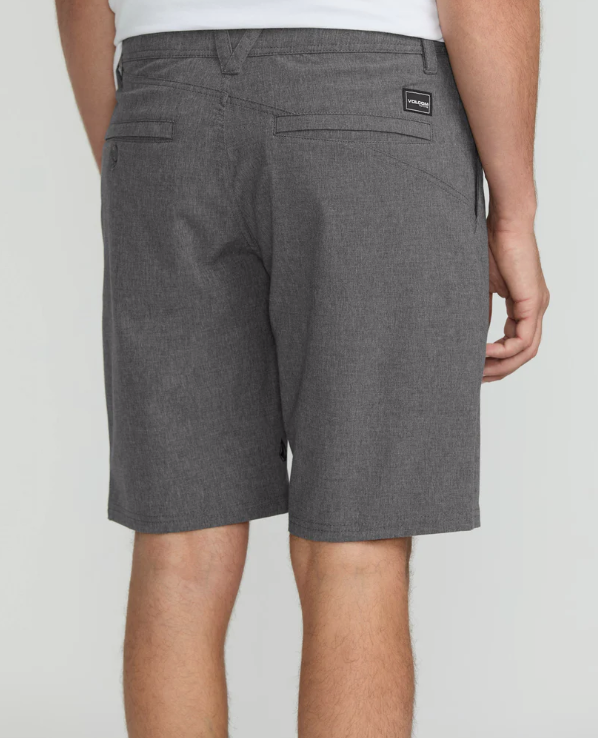 Pantalón Corto Híbrido Volcom Frickin Cross Shred Static 20&quot;- Charcoal Heather