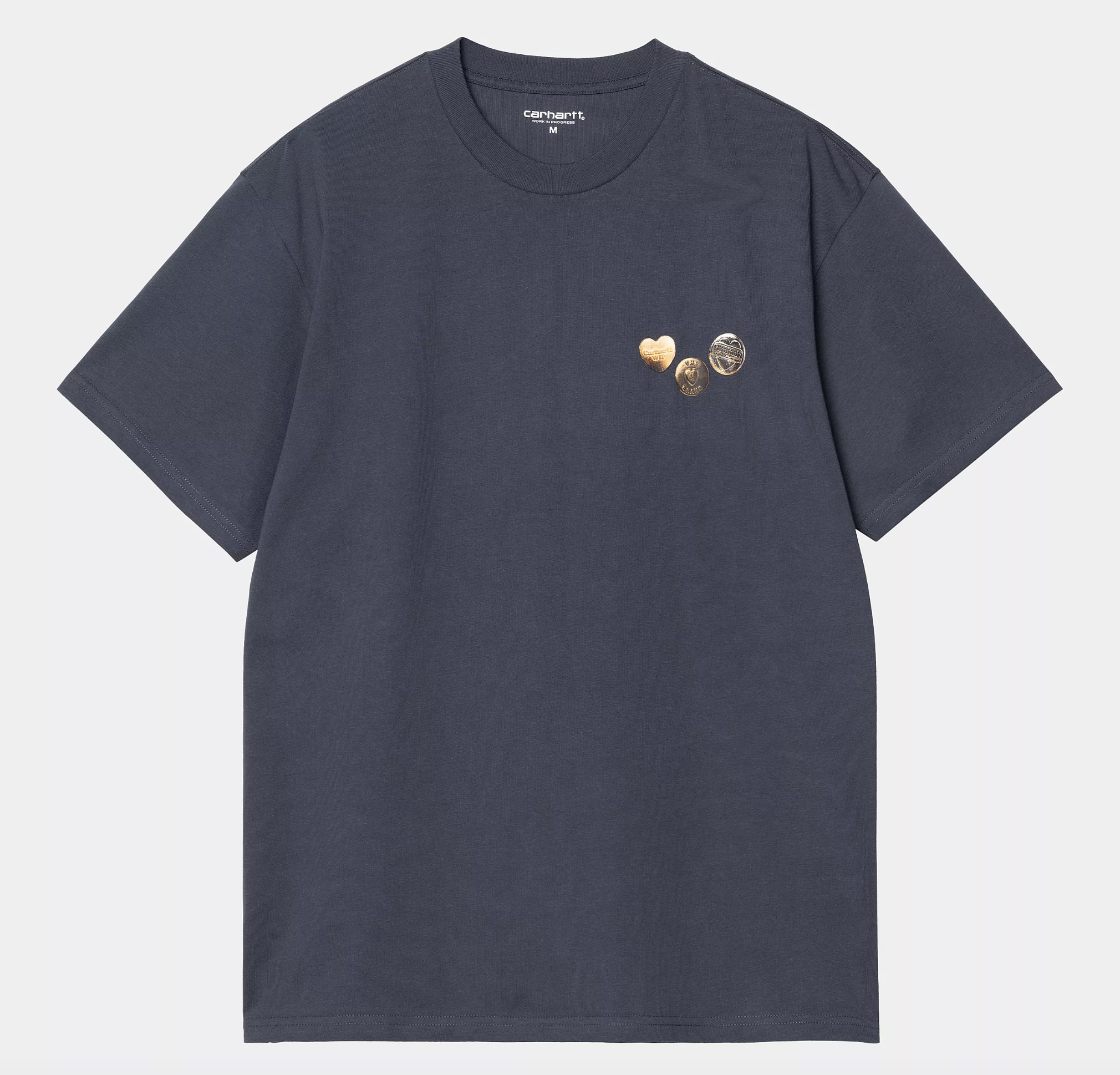 Camiseta Carhartt WIP Button - Blue