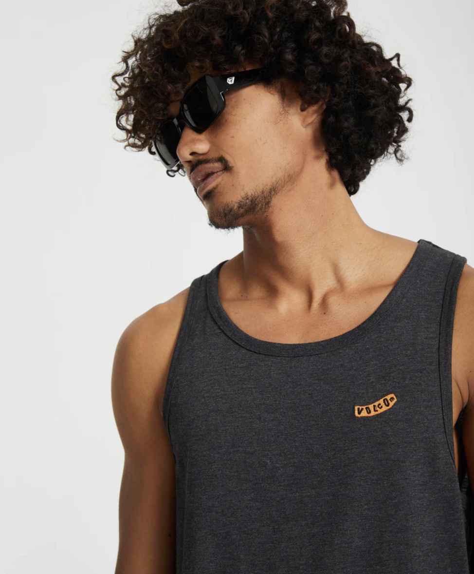 Camiseta sin Mangas Volcom Pistol Stone - Heather Black