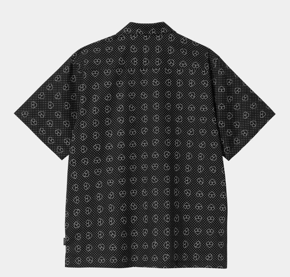 Camisa Carhartt WIP Furoshiki Print - Black