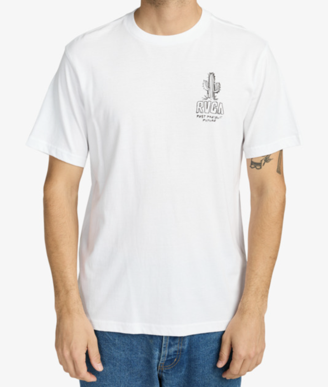 Camiseta RVCA Deth Valley - White