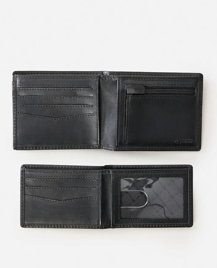 Cartera Rip Curl Diamond 2 en 1 RFID - Black