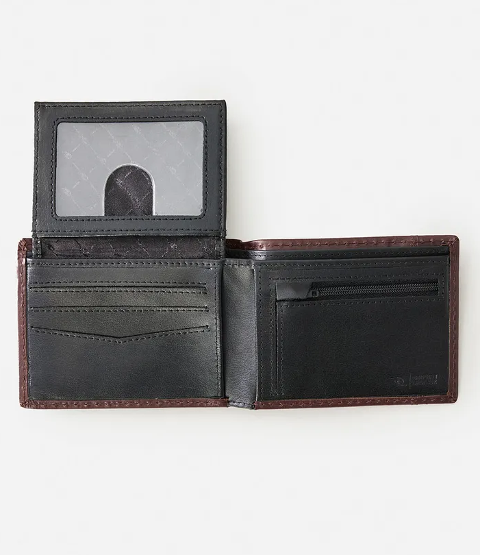 Cartera Rip Curl Stashed All Day (RFID) - Cognac