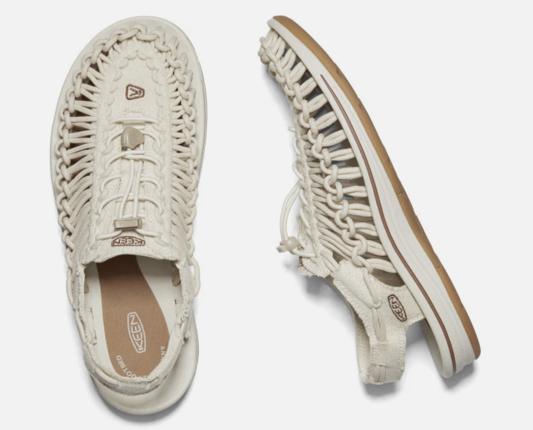 Sandalias Keen Uneek Canvas - Natural Canvas/Birch