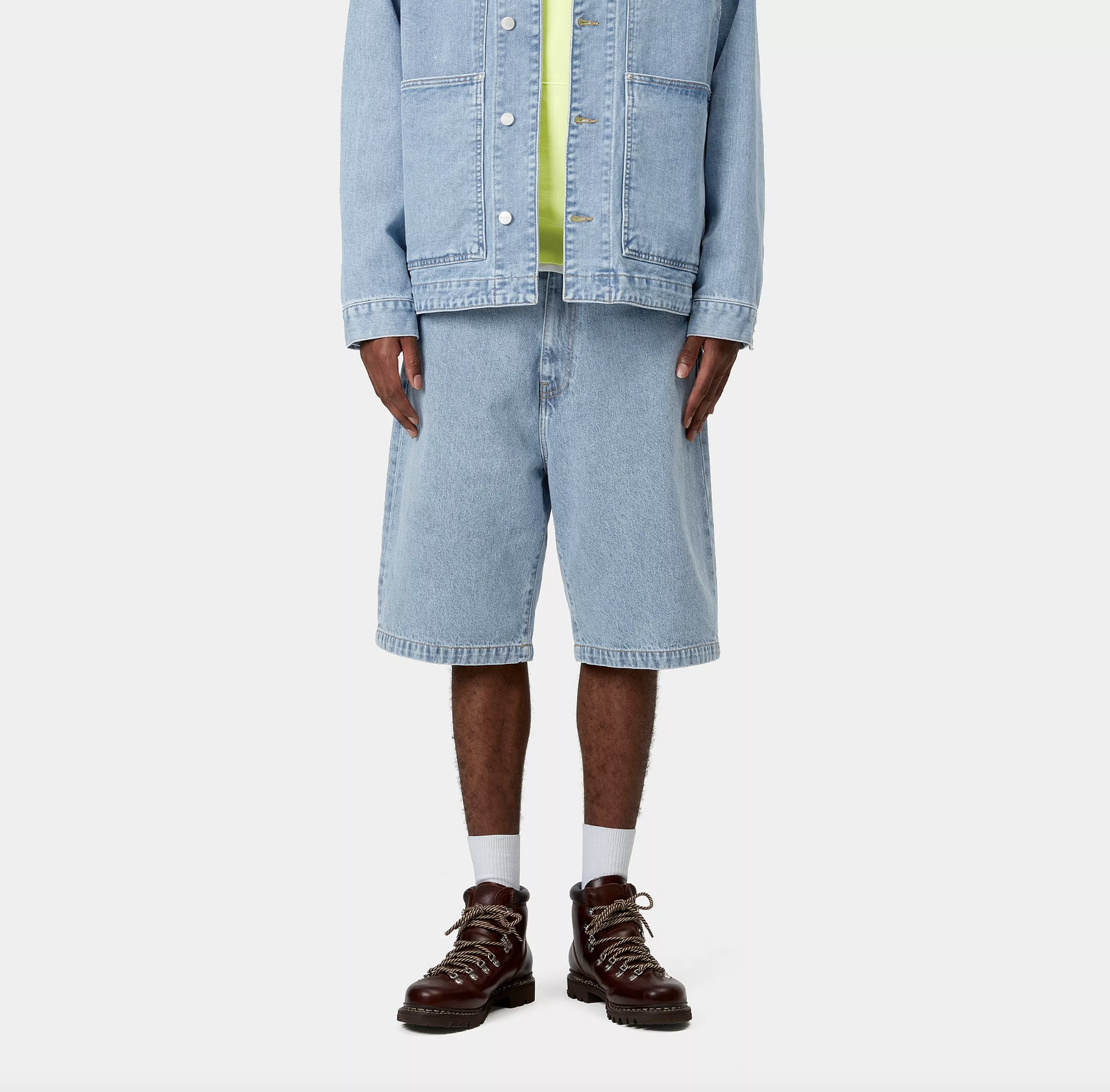 Pantalón Corto Carhartt WIP Landon - Blue (bleached)