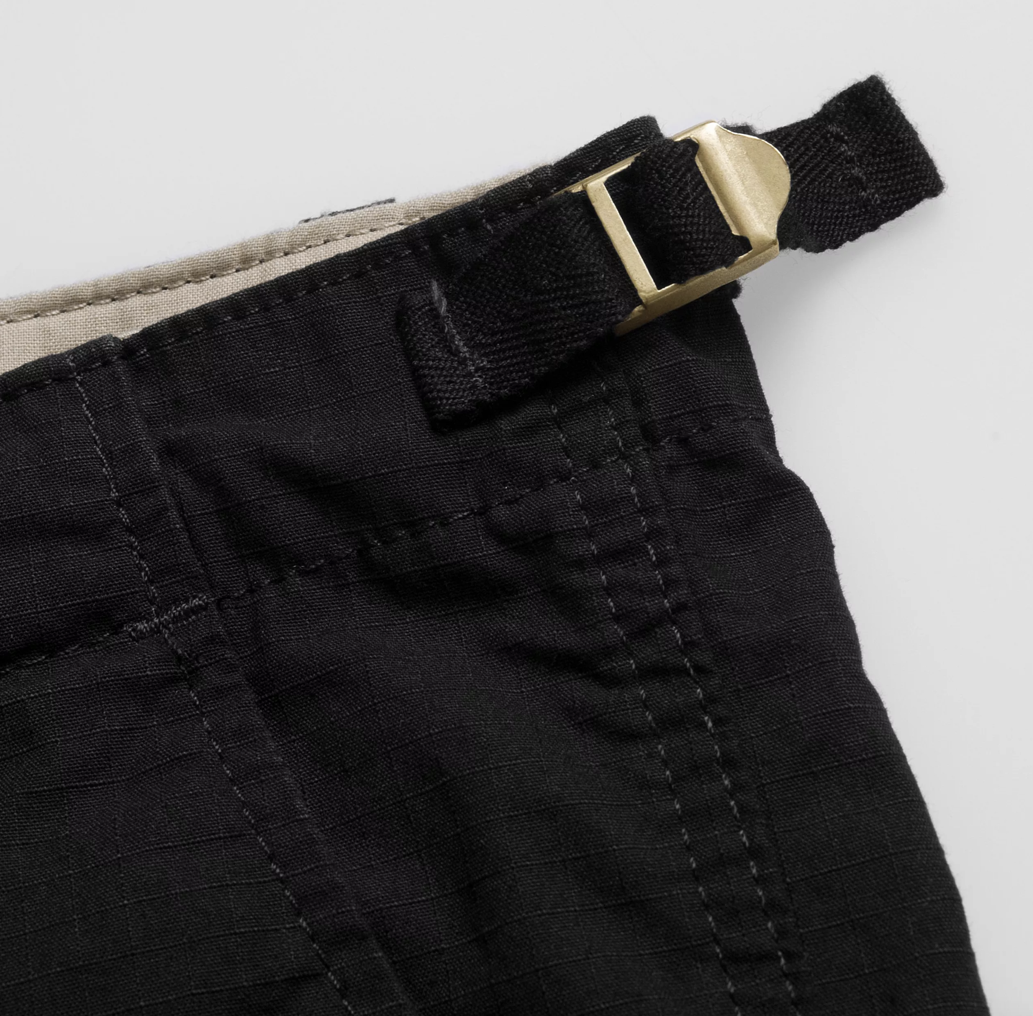 Pantalón Corto Carhartt WIP Aviation - Black (rinsed)