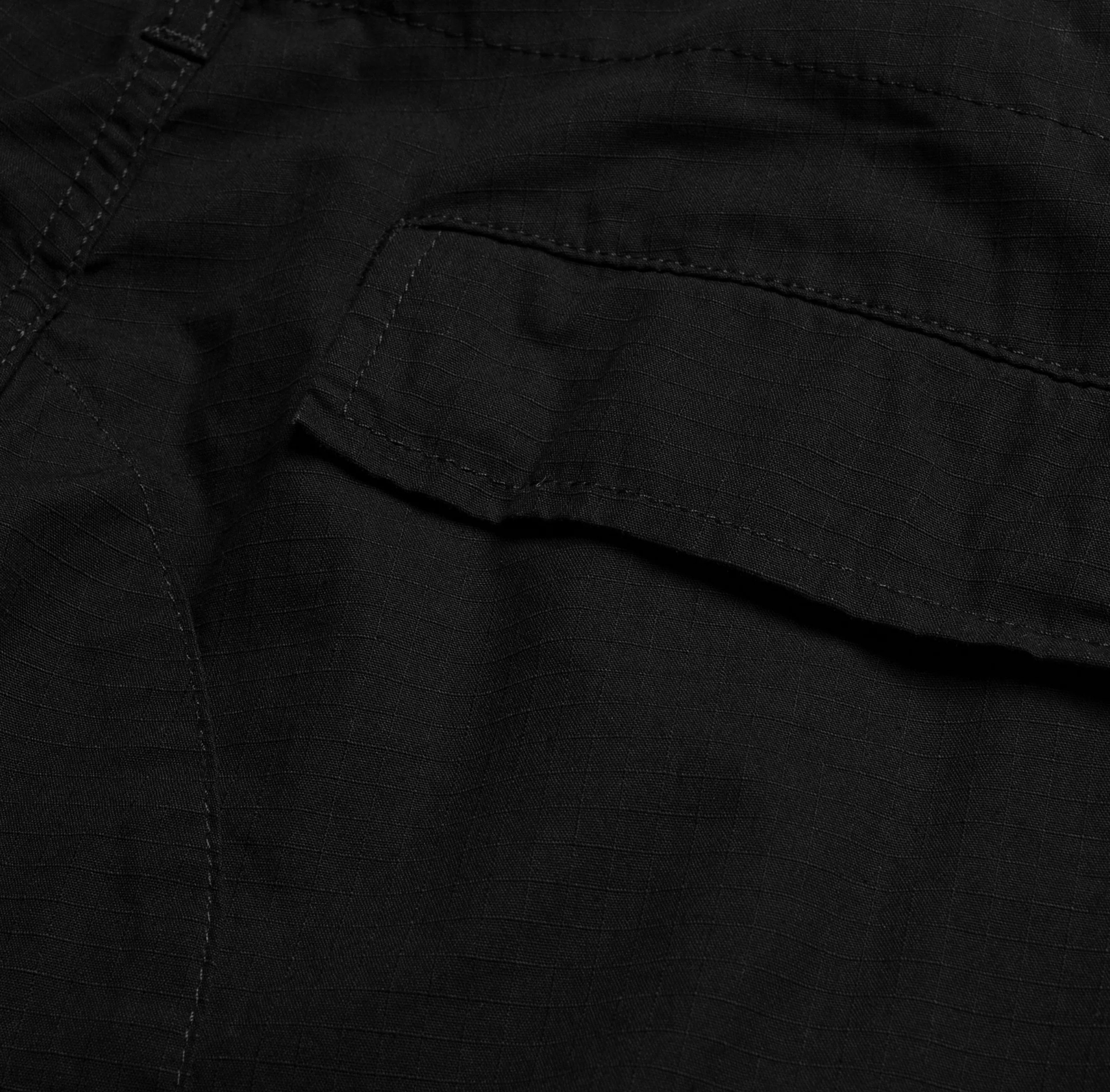 Pantalón Corto Carhartt WIP Aviation - Black (rinsed)