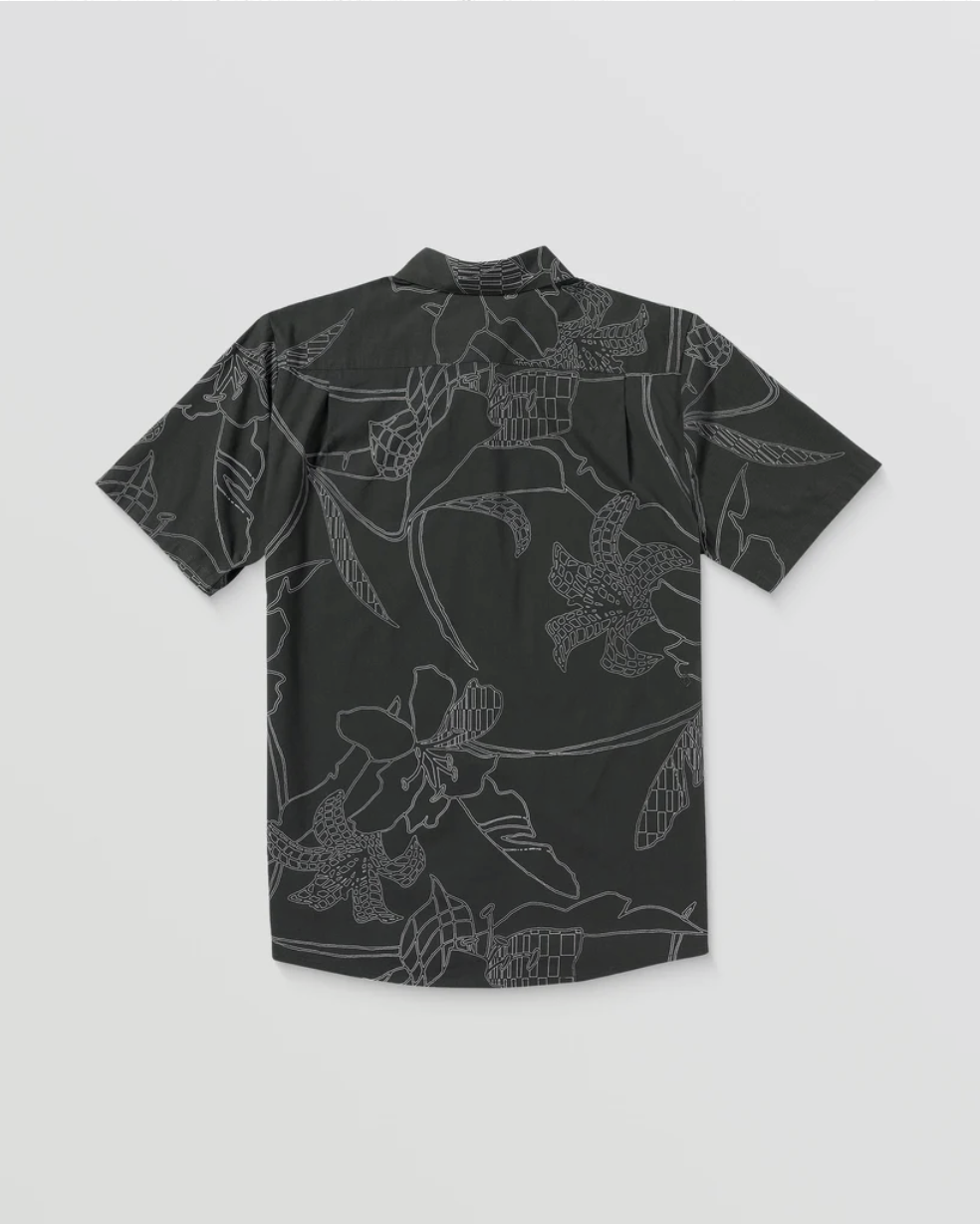 Camisa Volcom Cad Floral - Stealth