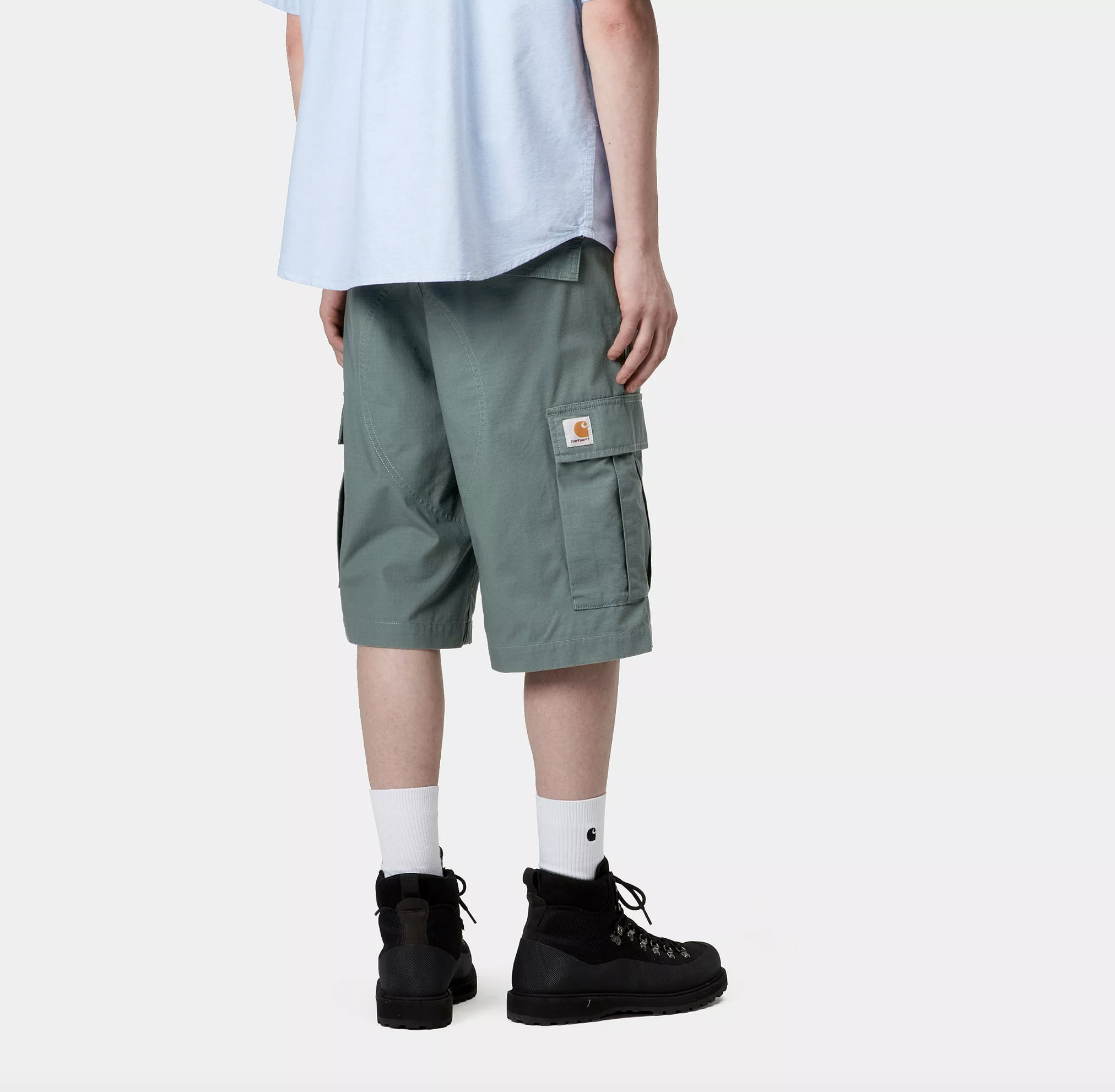 Pantalón Corto Carhartt WIp Regular Cargo - Silver Pine