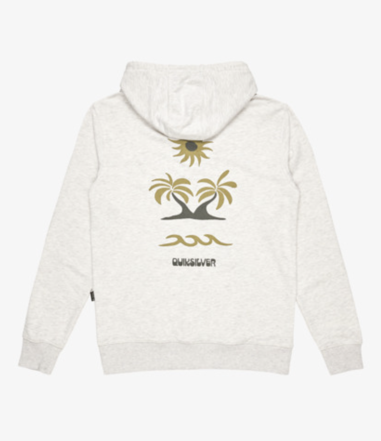 Sudadera con Capucha Quiksilver Graphic - White Marble Heather (Szth)