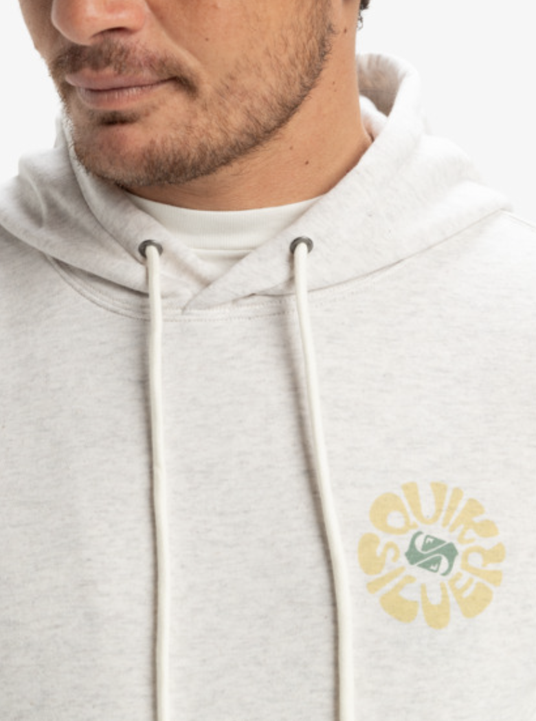 Sudadera con Capucha Quiksilver Graphic - White Marble Heather (Szth)