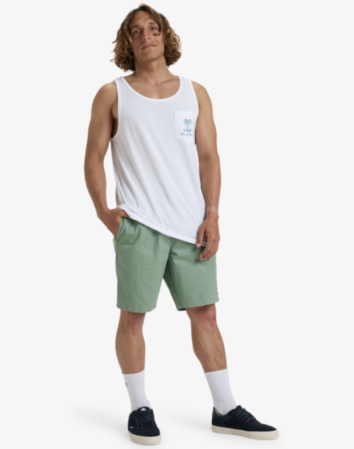 Camiseta sin Mangas Billabong Troppo - White (Wht)