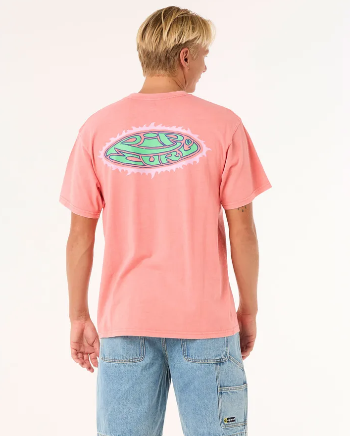 Camiseta Rip Curl Raw Energy Sloth - Watermelon