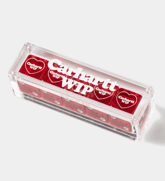 Set de Dados Carhartt WIP Heart - Scarlet