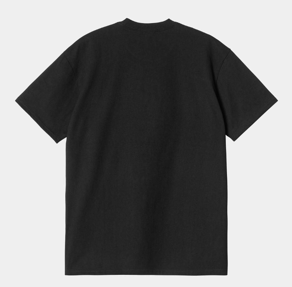 Camiseta Carhartt WIP Pocket Heart - Black/Red