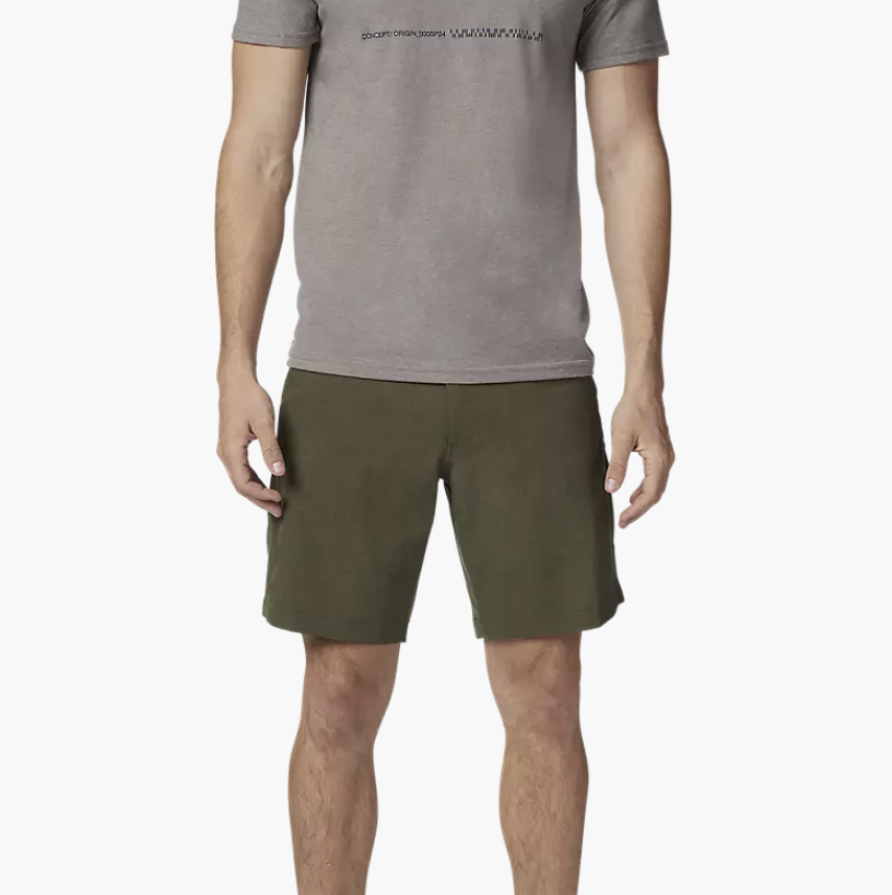 Pantalón Corto Híbrido Fox Essex Tech Stretch - Olive Green (OLV GRN)