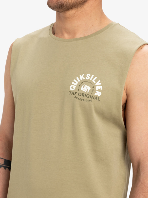 Camiseta Sin Mangas Quiksilver Ev Summer Road - Aloe (tmz0)