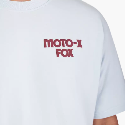 Camiseta Fox Overside Moto X - Azul Pálido (PL BLU)