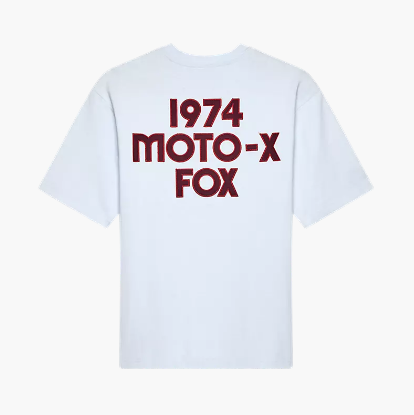 Camiseta Fox Overside Moto X - Azul Pálido (PL BLU)