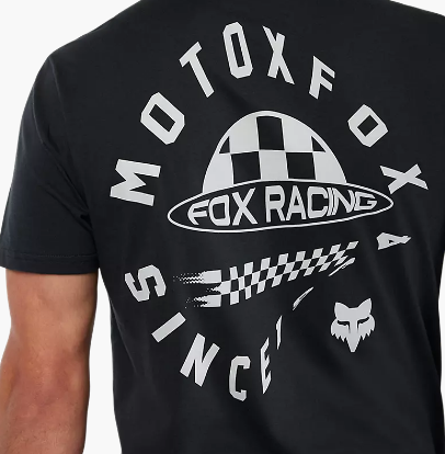 Camiseta Fox Prémium Planet Moto - Black