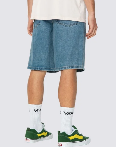 Pantalón Corto Vans Check-5 Baggy - Stone Wash Denim