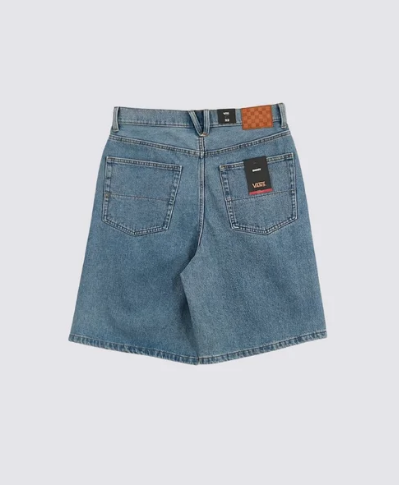 Pantalón Corto Vans Check-5 Baggy - Stone Wash Denim