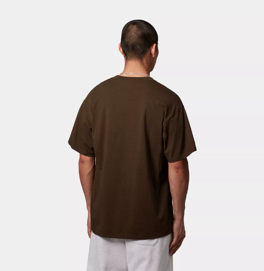 Camiseta Carhartt WIP Script Embroidery - Liberica/Air Sky