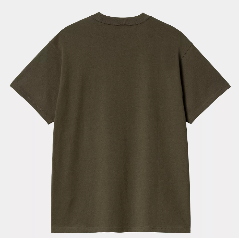 Camiseta Carhartt WIP Script Embroidery - Turtle/Air Pink
