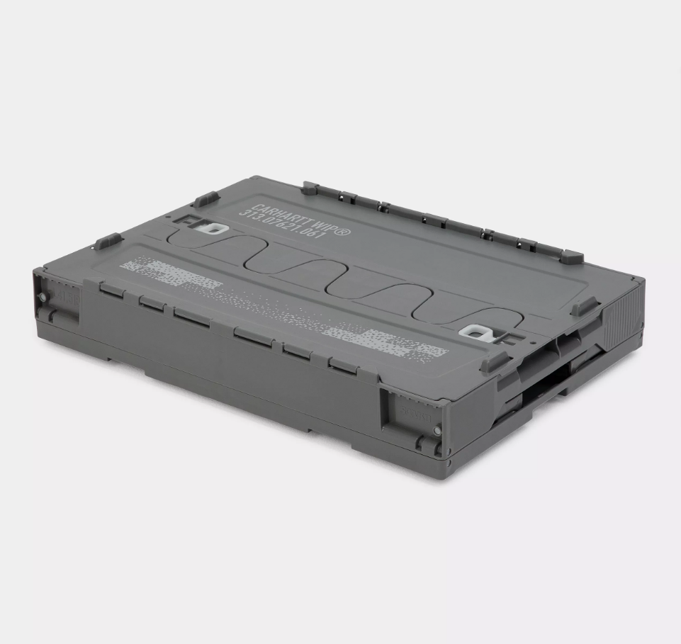 Caja de Almacenamiento Carhartt WIP Tour Foldable Container - Smoke Green/Reflective
