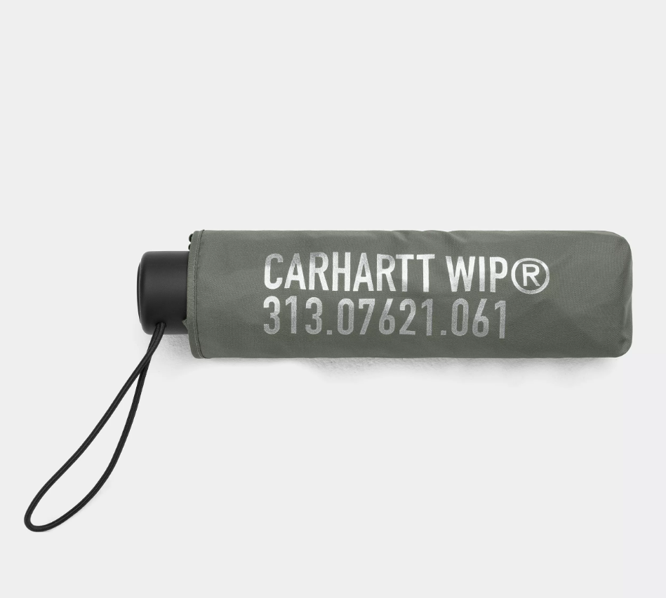 Paraguas Carhartt WIP Tour Umbrella - Smoke Green/Reflective