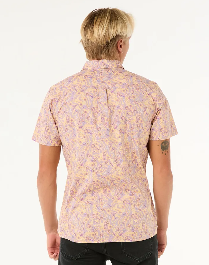 Camisa Rip Curl Floral Reef - Smokey Grape
