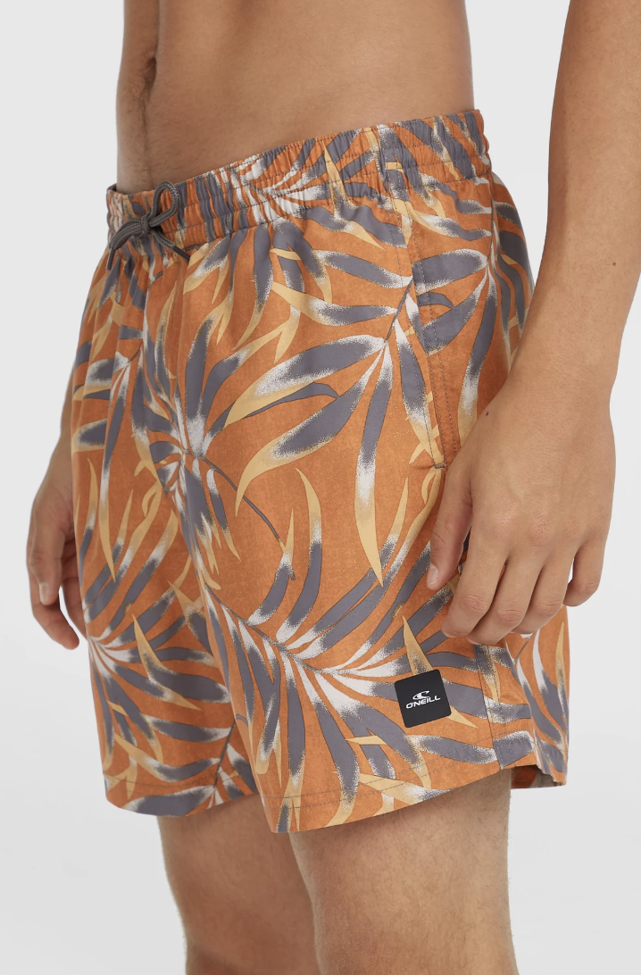 Bañador O'neill Cali Floral 16'' - Orange Dipped Leaves