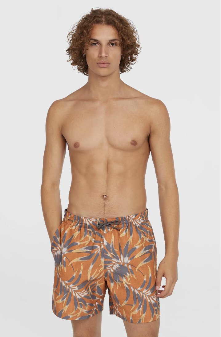 Bañador O'neill Cali Floral 16'' - Orange Dipped Leaves
