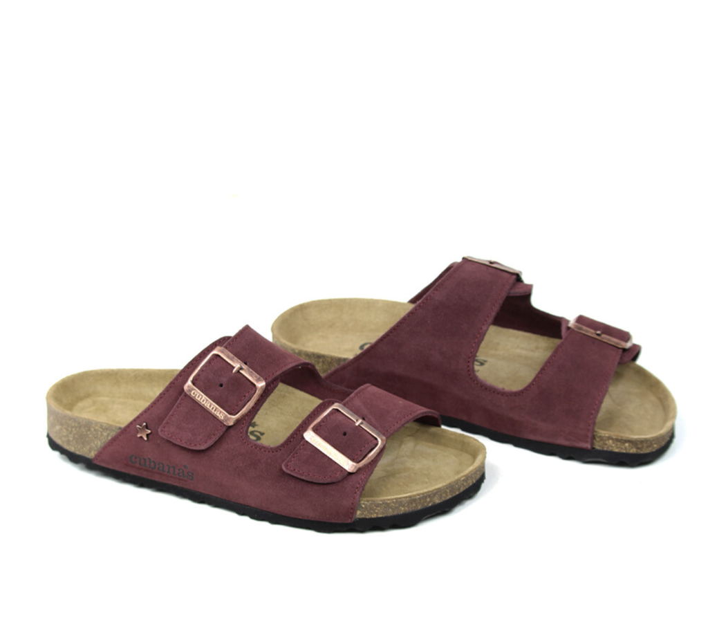 Sandalias Cubanas Comporta Amalia 102 - Bordeaux