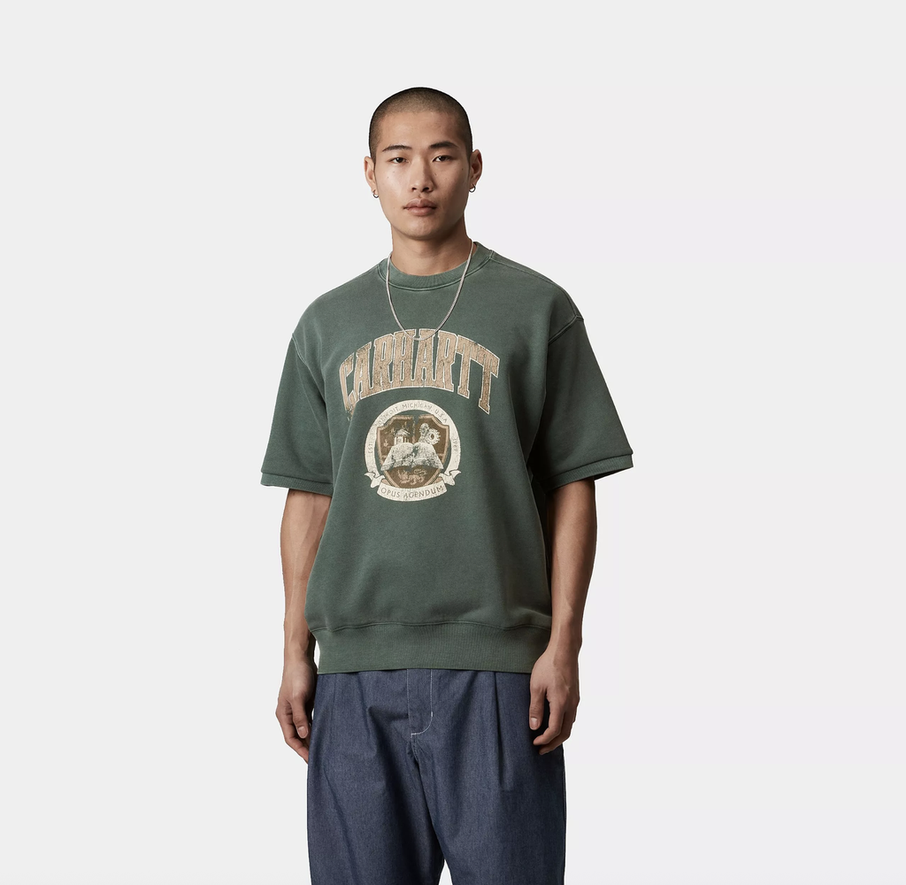 Camiseta Carhartt WIP Library - Conifer (garment dyed)