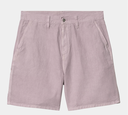 Pantalón Corto Carhartt WIP Walter Single Knee - Pink Fog (garment dyed)