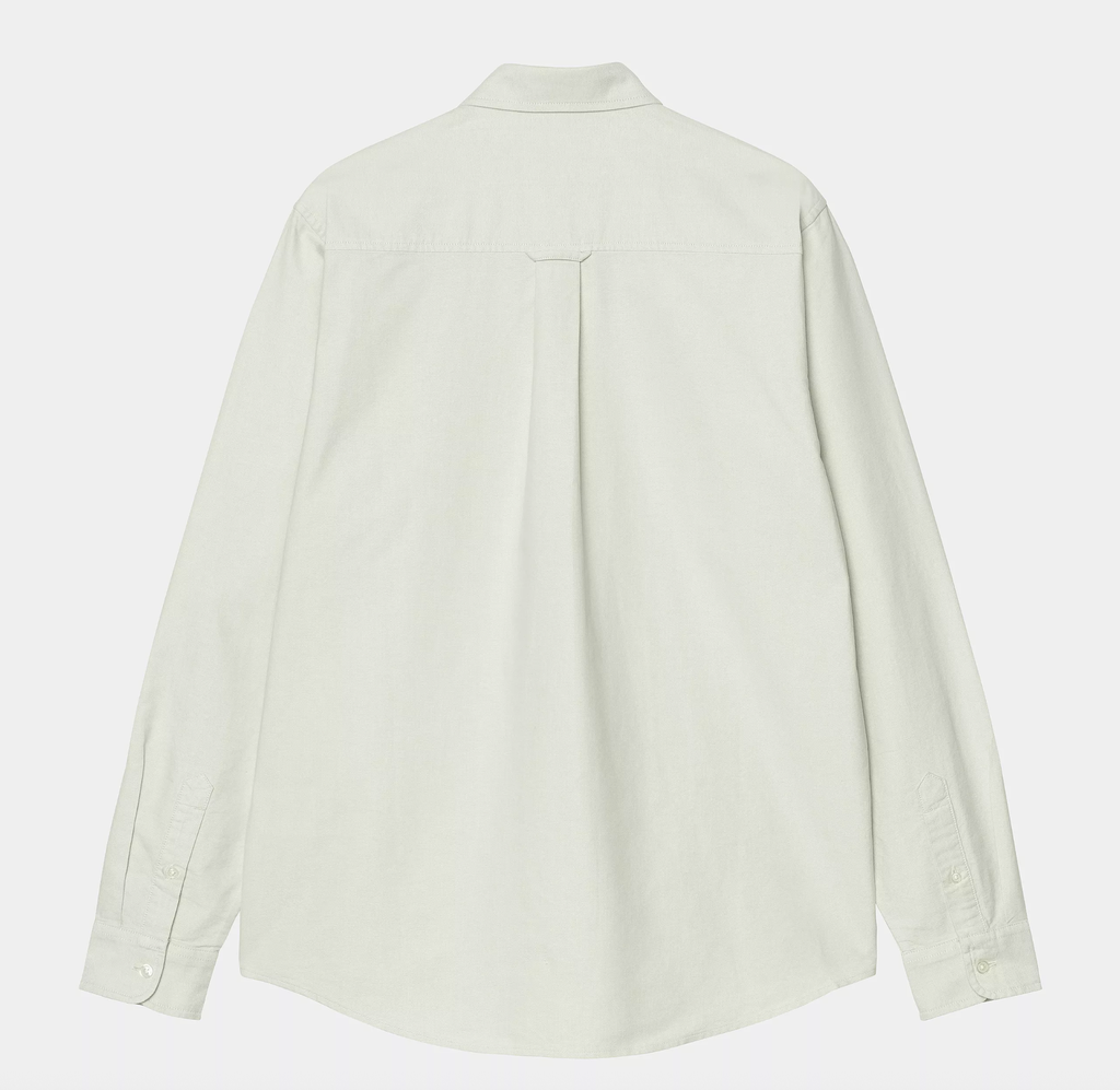 Camisa Carhartt WIP L/S C-Logo - Pale Olive/White