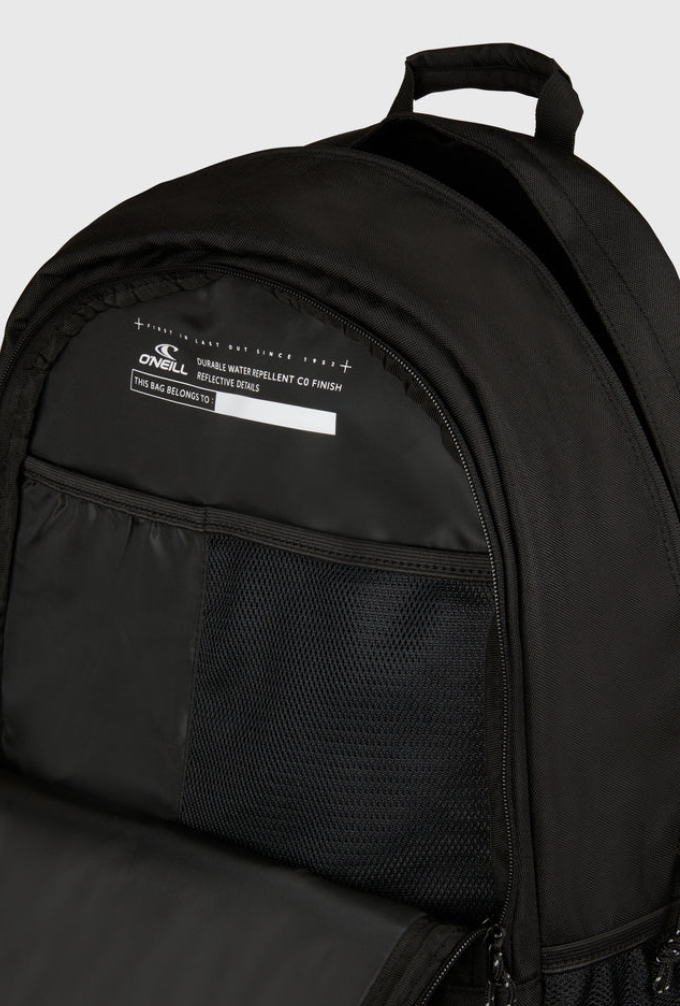Mochila O'Neill Boarder Backpack - Black/Beige Quarry