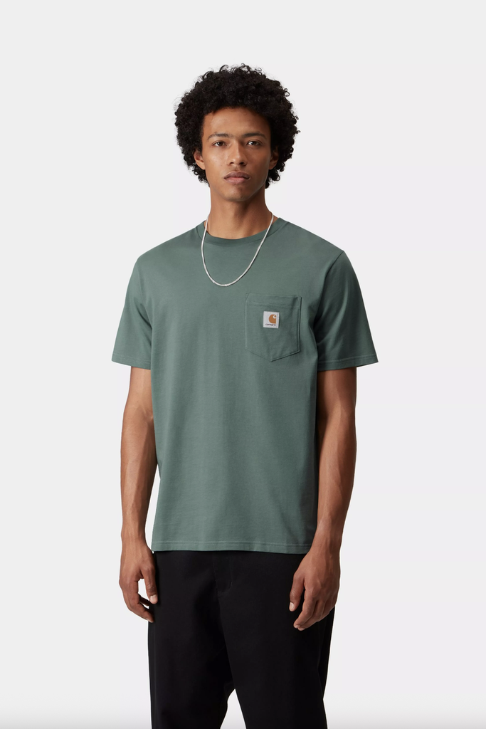 Camiseta Carhartt WIP Pocket - Silver Pine