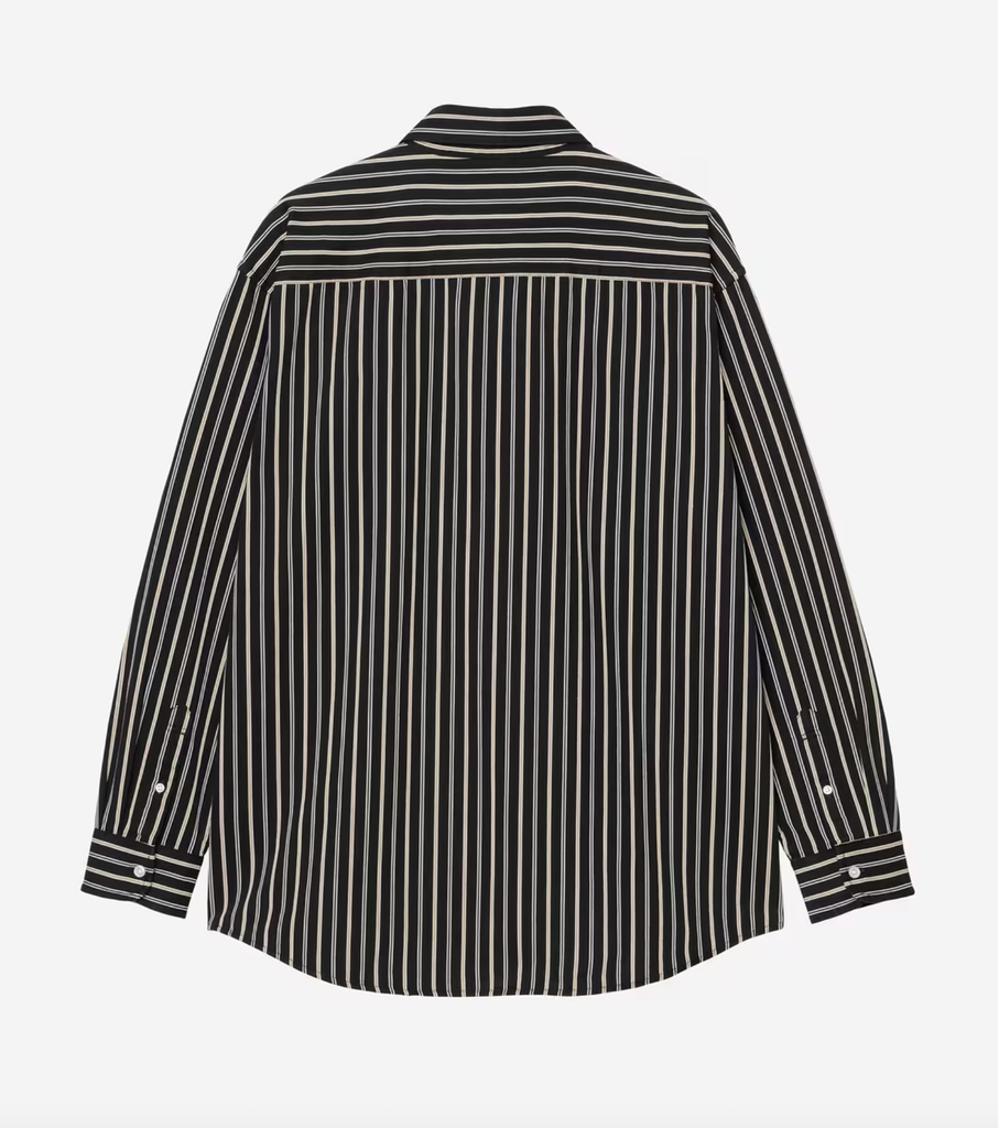 Camisa Carhartt WIP L/S Palance - Palance Stripe/Black