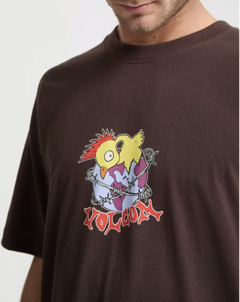 Camiseta Volcom New Born - Cacao