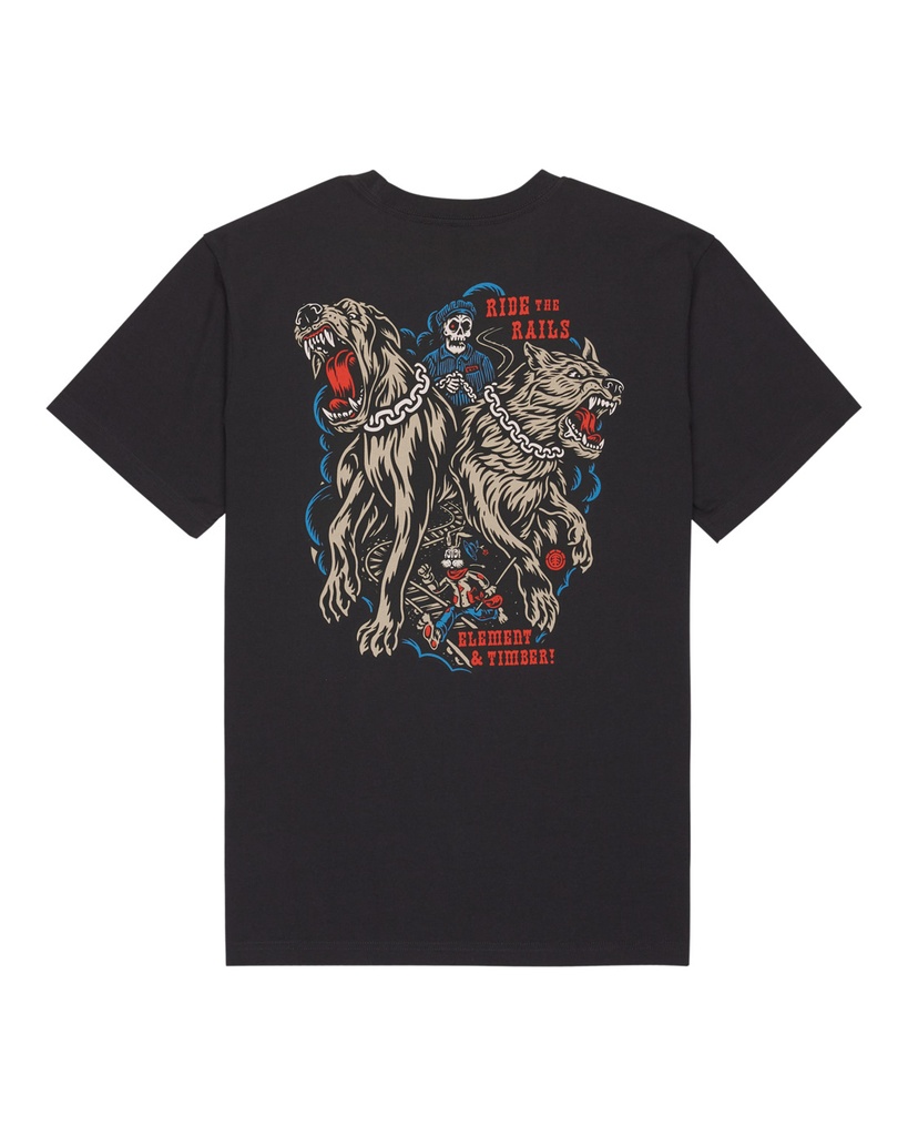 Camiseta Element Timber Guard Dogs - Off Black (kta0)