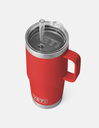 Taza con Pajita Yeti Rambler 25 oz (739 ml) - Rescue Red
